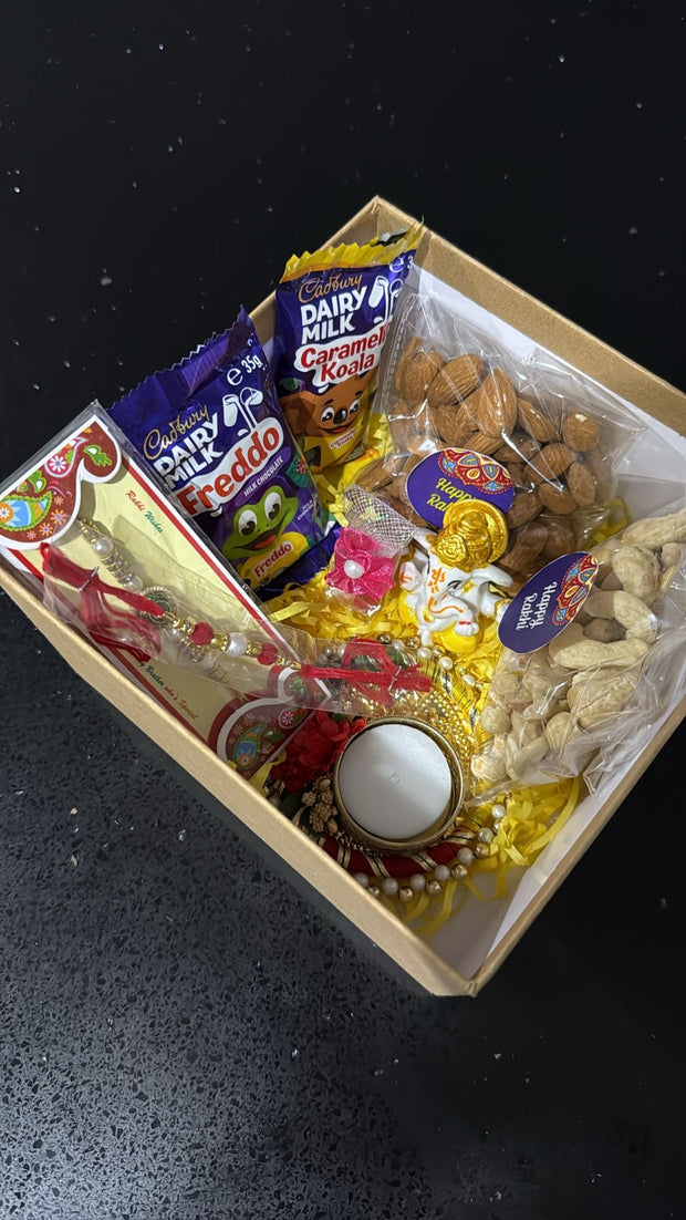 Rakhi gift hamper, Rakhi hamper for brother, Rakhri hamper