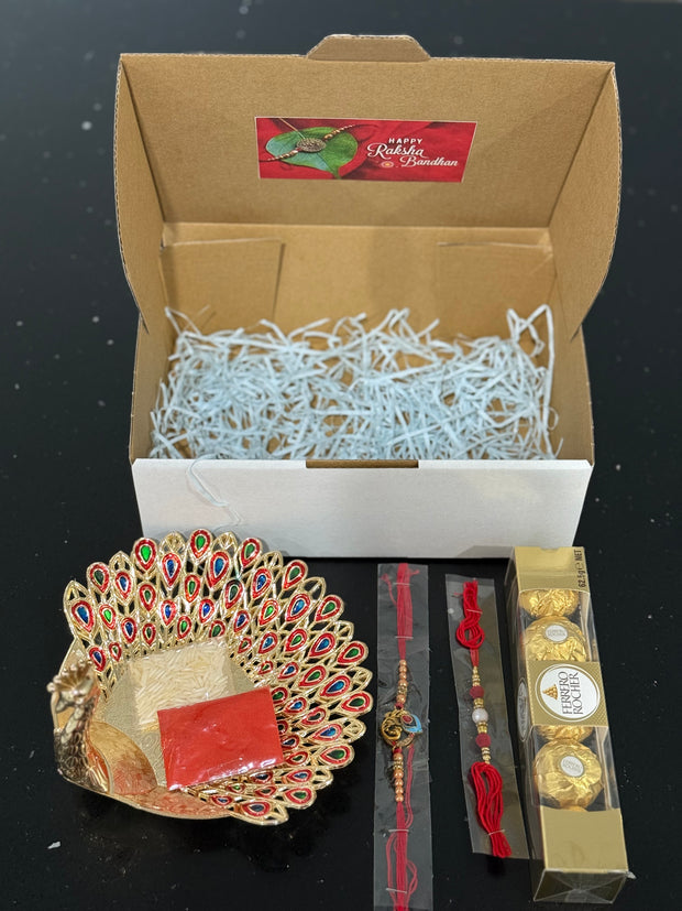 Rakhi hamper, Rakhi gift box, Rakhi hamper for bhai bhabhi
