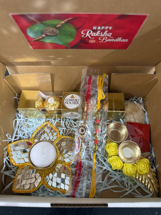 Rakhi hamper, Rakhi hamper gift box, Rakhi for bhaiya bhabhi