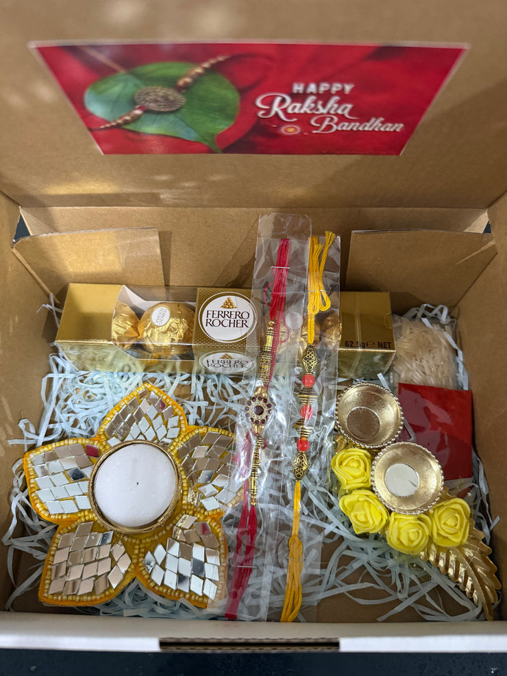 Rakhi hamper, Rakhi hamper gift box, Rakhi for bhaiya bhabhi