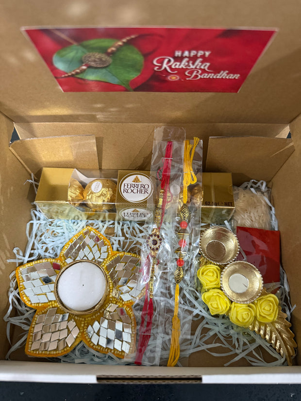 Rakhi hamper, Rakhi hamper gift box, Rakhi for bhaiya bhabhi