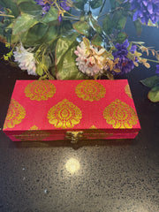 Rakhi Gift Hamper in Premium Brocade Box – Raksha Bandhan Gift Set
