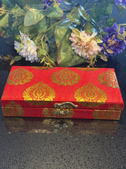Rakhi Gift Hamper in Premium Brocade Box – Raksha Bandhan Gift Set