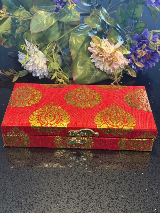 Rakhi Gift Hamper in Premium Brocade Box – Raksha Bandhan Gift Set
