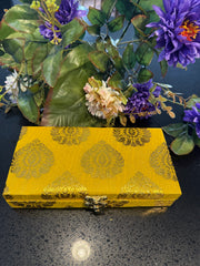 Rakhi Gift Hamper in Premium Brocade Box – Raksha Bandhan Gift Set