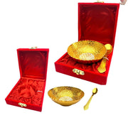 German Silver Gold Bowl Set, Diwali gifts,Housewarming return gifts/Indian favors/Indian Muslim Punjabi wedding favor/ baby shower Return
