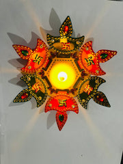 Rangoli comes with electric light / Diwali decorations, Diwali decor, entrance decorations, Pooja room decorations, temple decor