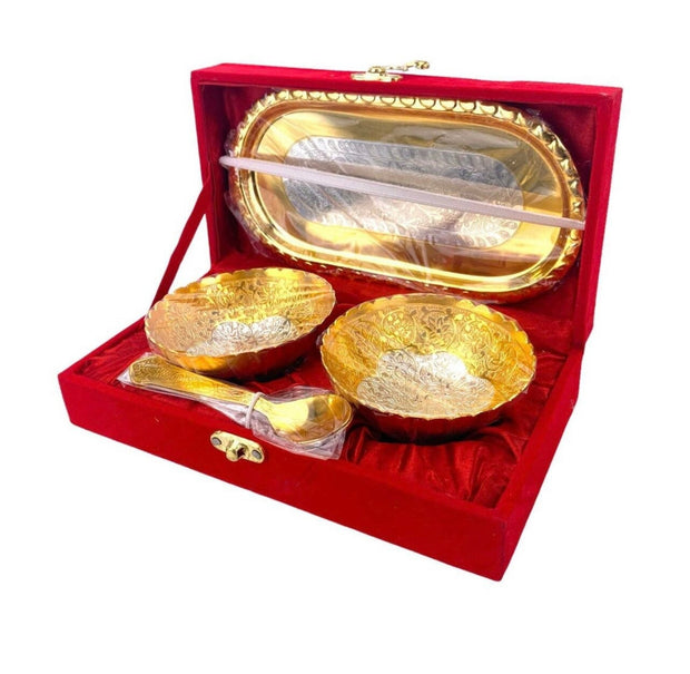 German silver gold bowl,Lohri favors, Housewarming gifts, Indian gifts, diwali gifts, Pooja favors,