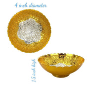 German silver gold bowl,Lohri favors, Housewarming gifts, Indian gifts, diwali gifts, Pooja favors,