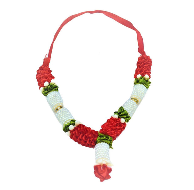 Idol mala mini 4 inches, Makhmali Bhagwan haar, Artificial Indian, Pooja garland, Ganesh Chaturthi decor, navratri decor, mala, haar