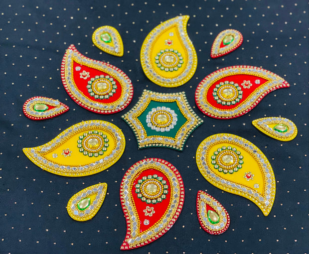 Rangoli set,acrylic rangoli,home decorations, Indian decorations, traditional decor and gifts, rangoli decor,Indian gift, diwali decorations