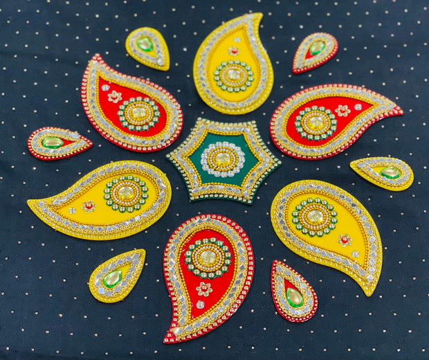 Rangoli set,acrylic rangoli,home decorations, Indian decorations, traditional decor and gifts, rangoli decor,Indian gift, diwali decorations
