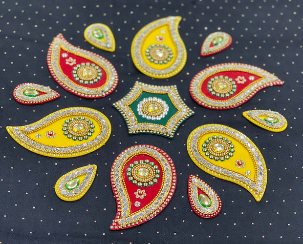 Rangoli set,acrylic rangoli,home decorations, Indian decorations, traditional decor and gifts, rangoli decor,Indian gift, diwali decorations