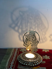 Bell shadow Laxmi mata and Radha Krishna, pooja gift, return gift, favors, house warming gifts
