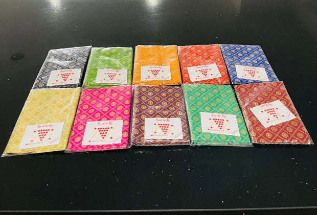 Assorted unstitched sari blouse material, blouse pieces, Pooja favors, varalakshmi favors, thamboolam favors, half saree favors, ugadi