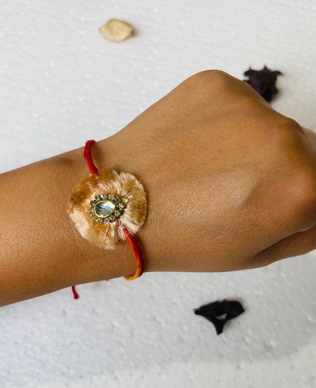 Handmade stone Rakhi, Rakhi for brother/ Rakshabandhan/ Mauli /  Rakhi for bhai/ Rakhri/ Raksha Bandhan