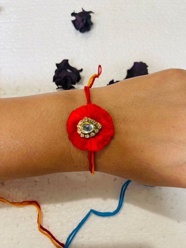 Handmade stone Rakhi, Rakhi for brother/ Rakshabandhan/ Mauli /  Rakhi for bhai/ Rakhri/ Raksha Bandhan