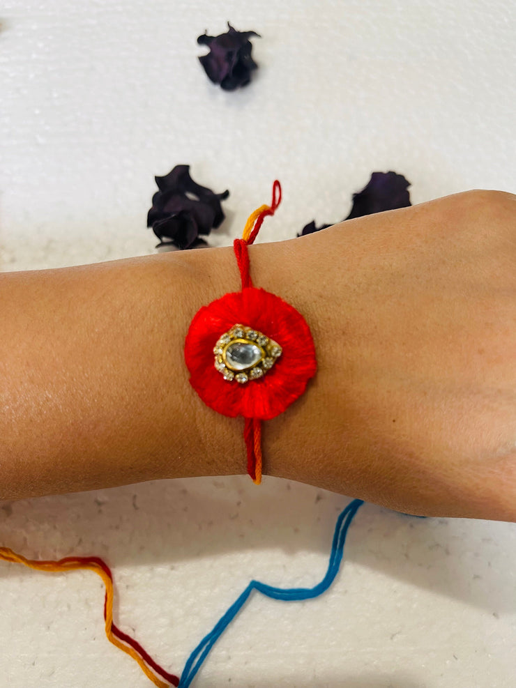 Handmade stone Rakhi, Rakhi for brother/ Rakshabandhan/ Mauli /  Rakhi for bhai/ Rakhri/ Raksha Bandhan