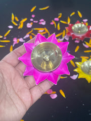 Lotus Brass diya, diwali gift, housewarming gifts, wedding gift, favors, baby shower favors, Pooja item, temple decor, pooja favors
