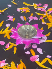 Lotus Brass diya, diwali gift, housewarming gifts, wedding gift, favors, baby shower favors, Pooja item, temple decor, pooja favors