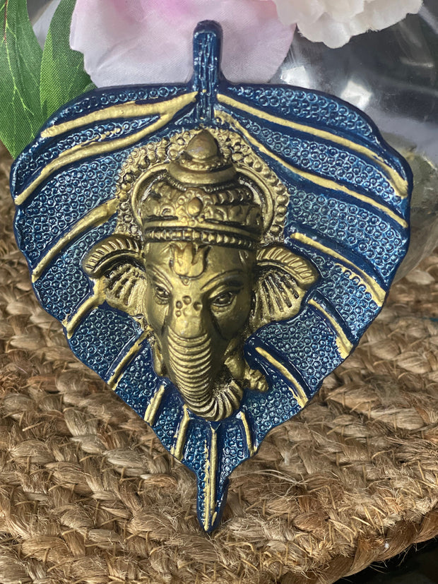 Return gifts, Metal leaf Ganesha, Favors, Mata ki chowki return gifts, Pooja favors, Housewarming, anniversary, wedding gifts,babyshower