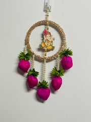 Ganesha round hanging, Lohri decorations, first lohri decorations, festival decorations, Christmas decorations, new year decorations