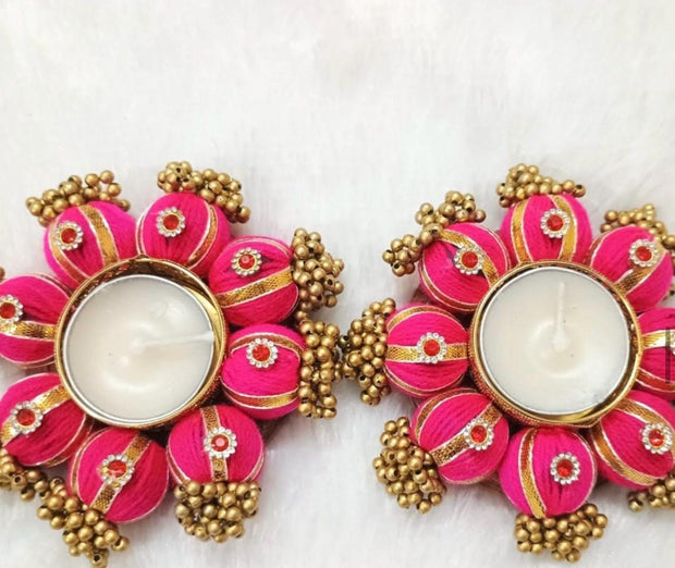 Handmade T light candle holders, Return gifts, ,Party gifting, home decorations, office decorations, diwali, Christmas, office gifting