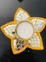 Decorative t light candle holders, return gifts, handmade candle holders, pack of 2, diwali decorations, home decorations