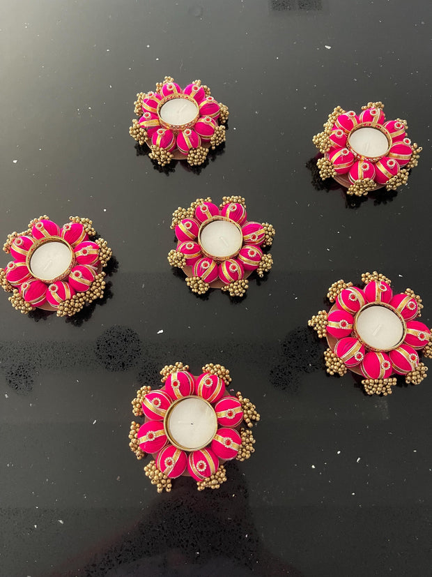 Handmade T light candle holders, Return gifts, ,Party gifting, home decorations, office decorations, diwali, Christmas, office gifting