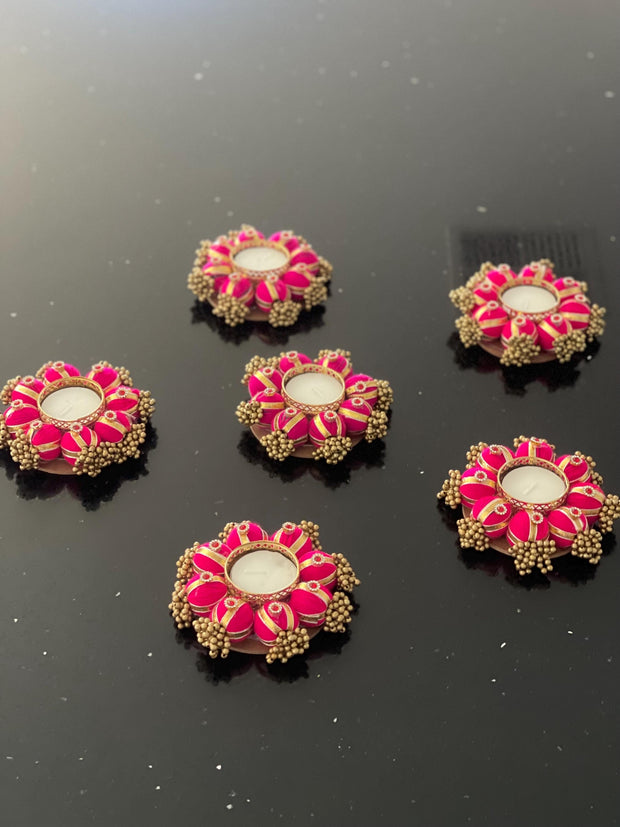 Handmade T light candle holders, Return gifts, ,Party gifting, home decorations, office decorations, diwali, Christmas, office gifting