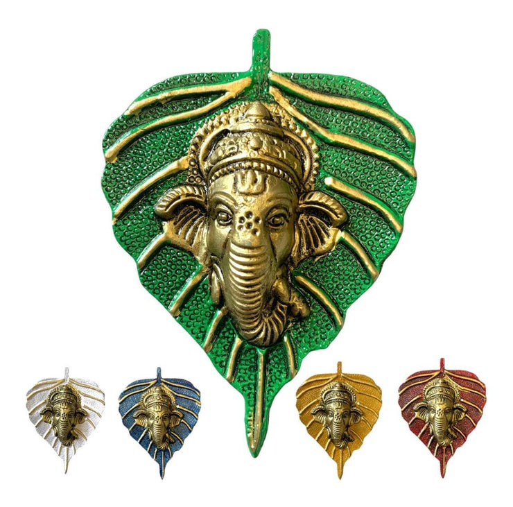 Return gifts, Metal leaf Ganesha, Favors, Mata ki chowki return gifts, Pooja favors, Housewarming, anniversary, wedding gifts,babyshower