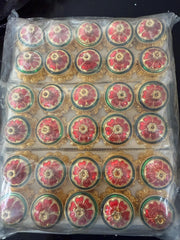 Pack of 10 sindoor box, kumkum holder, gifts, wedding favors, , Indian brides, Indian favors, thambolam gifts. Half sari, varalakshmi vratam