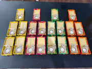 Brocade box with glass work candle holders, Eid favors, holi gifts, party gifts,wedding favors, housewarming gifts, baby shower return gifts
