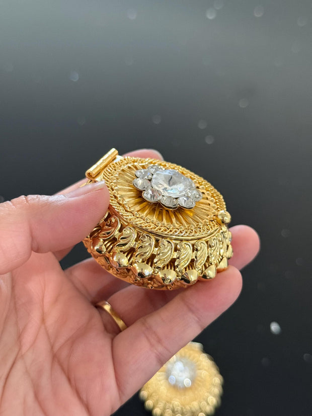 Golden Jewellery box, sindoor dabbi, Indian favor, Wedding favor, Pakistani wedding, pooja favor, Thamboolam, coin box, favors