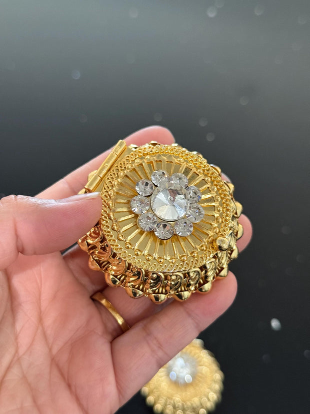 Golden Jewellery box, sindoor dabbi, Indian favor, Wedding favor, Pakistani wedding, pooja favor, Thamboolam, coin box, favors