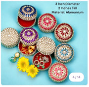 Pearl jewellery box, housewarming favors, holi favors, baby shower favors, return gifts, golu gifts, varalakshmi gifts, cute favors