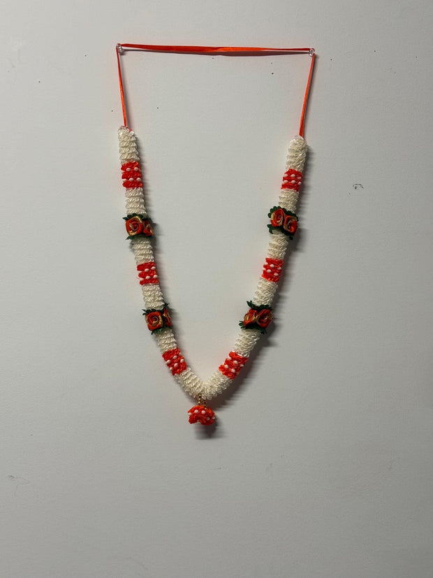 Artificial indian Pooja garland, milni haar, Rose Garland, satin haar for god, Statue idol haar, Haar for god,Garland