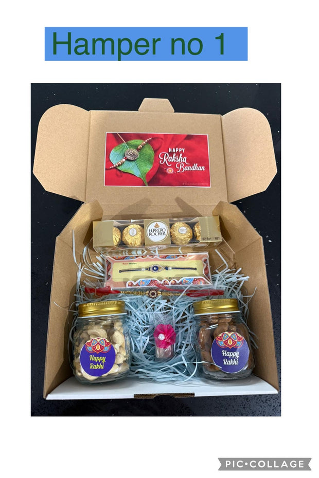 Rakhi gift hamper, Rakhi hamper for brother, Rakhri hamper